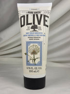 KORRES Pure Greek Olive Unscented Body Cream 6.76 oz 200 mL – Sealed Moisturizing Olive Oil Body Lotion