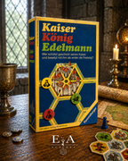 Vintage 1976 Kaiser König Edelmann Board Game by Ravensburger | Complete German Strategy Board Game | Retro Tabletop Collectible