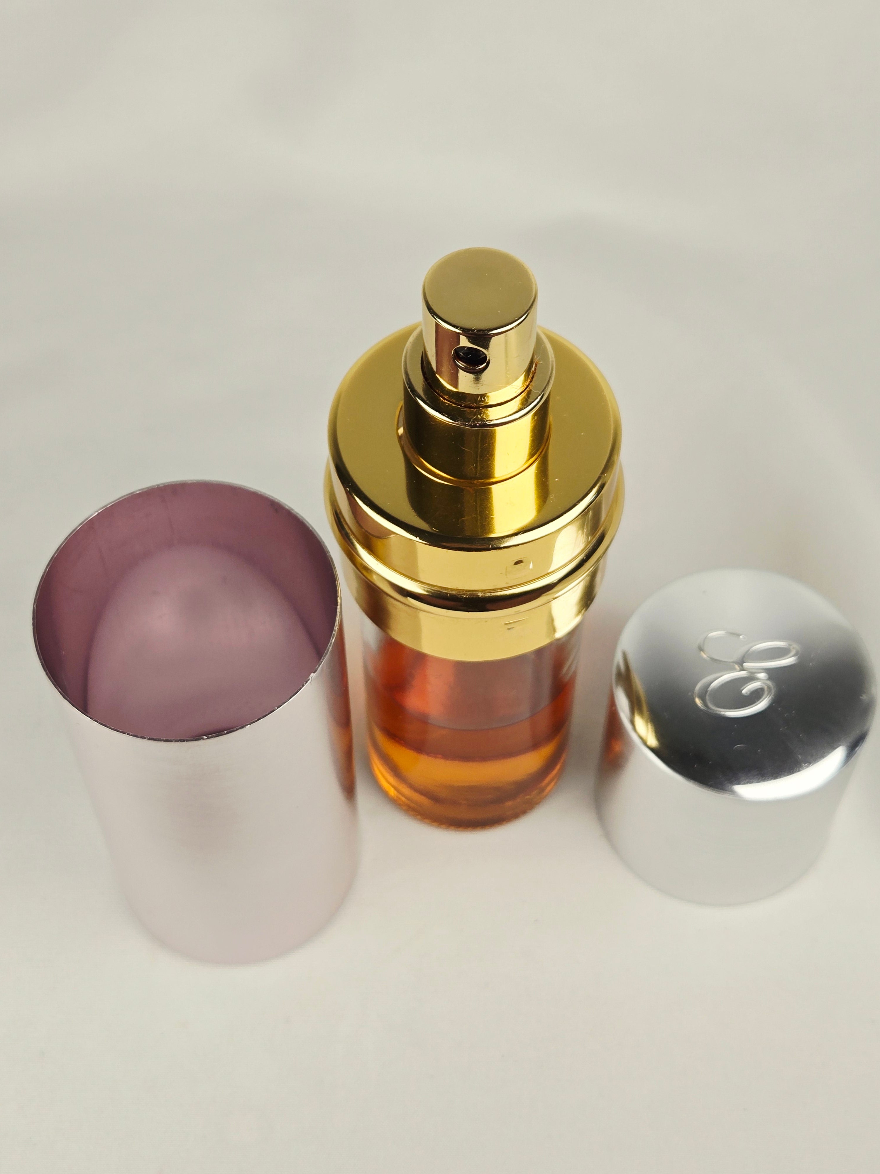 Fashion Fair Vintage Eunece Natural Spray Cologne 2 oz / 60ml – Aluminum Travel Case – Rare