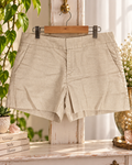 Banana Republic Hampton Fit Metallic Champagne Shorts Size 4 NWT