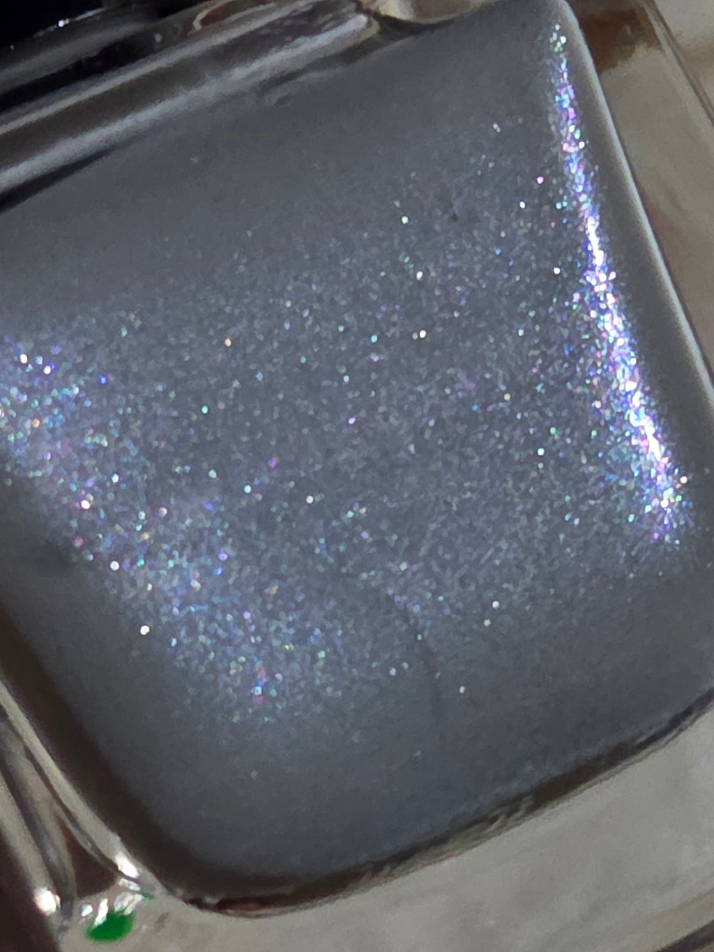 Mystic Foglight - Gray Nail Polish with Multicolor Shimmer | Liquid Krystal Co. Handmade Indie Lacquer