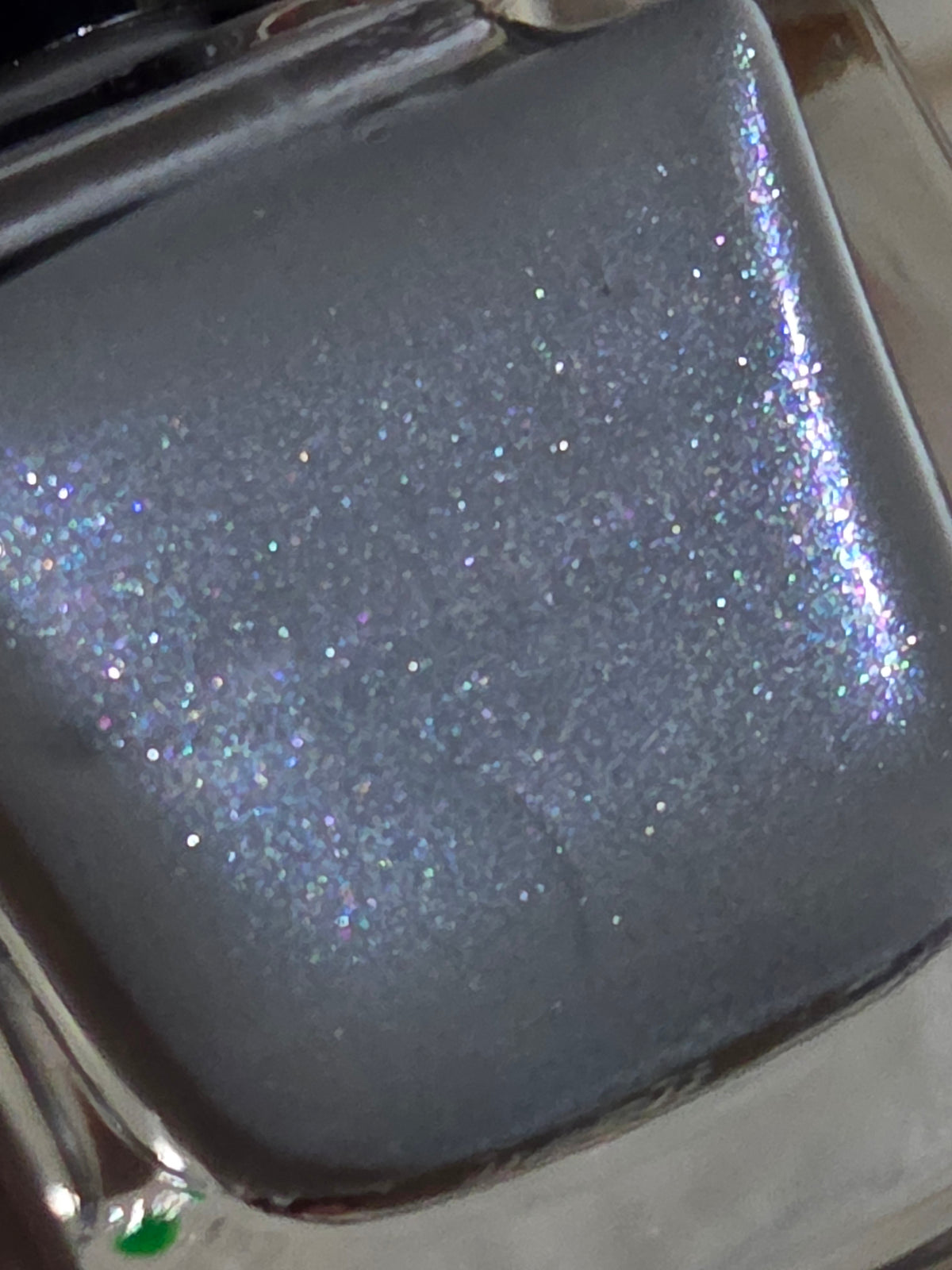Mystic Foglight - Gray Nail Polish with Multicolor Shimmer | Liquid Krystal Co. Handmade Indie Lacquer