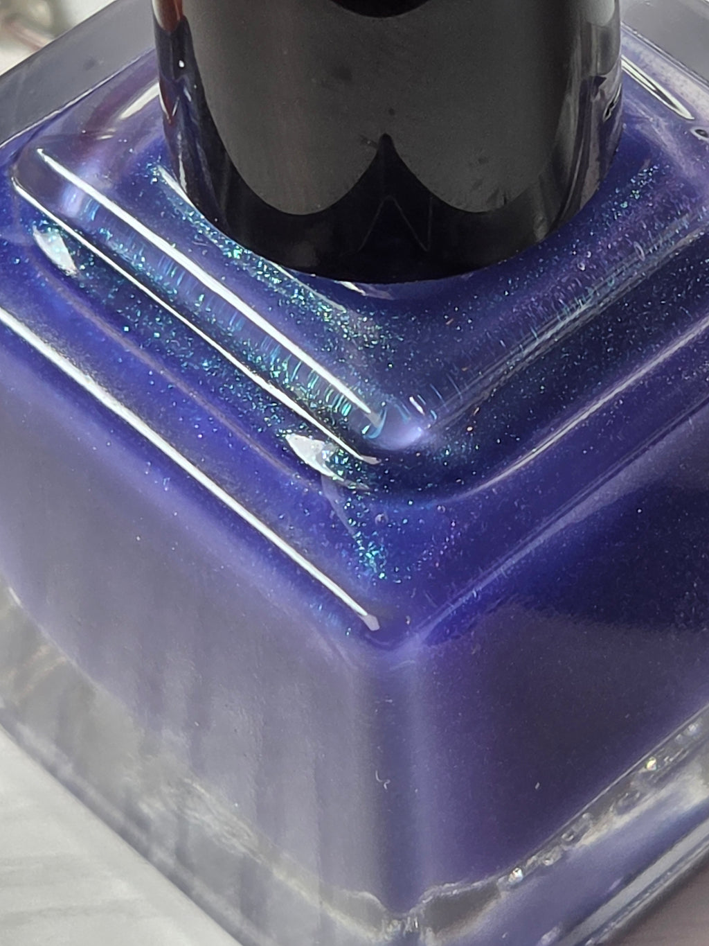 Aetherswamp – Sheer Indigo Blue Green Shift Handmade Indie Nail Lacquer | Liquid Krystal Co.