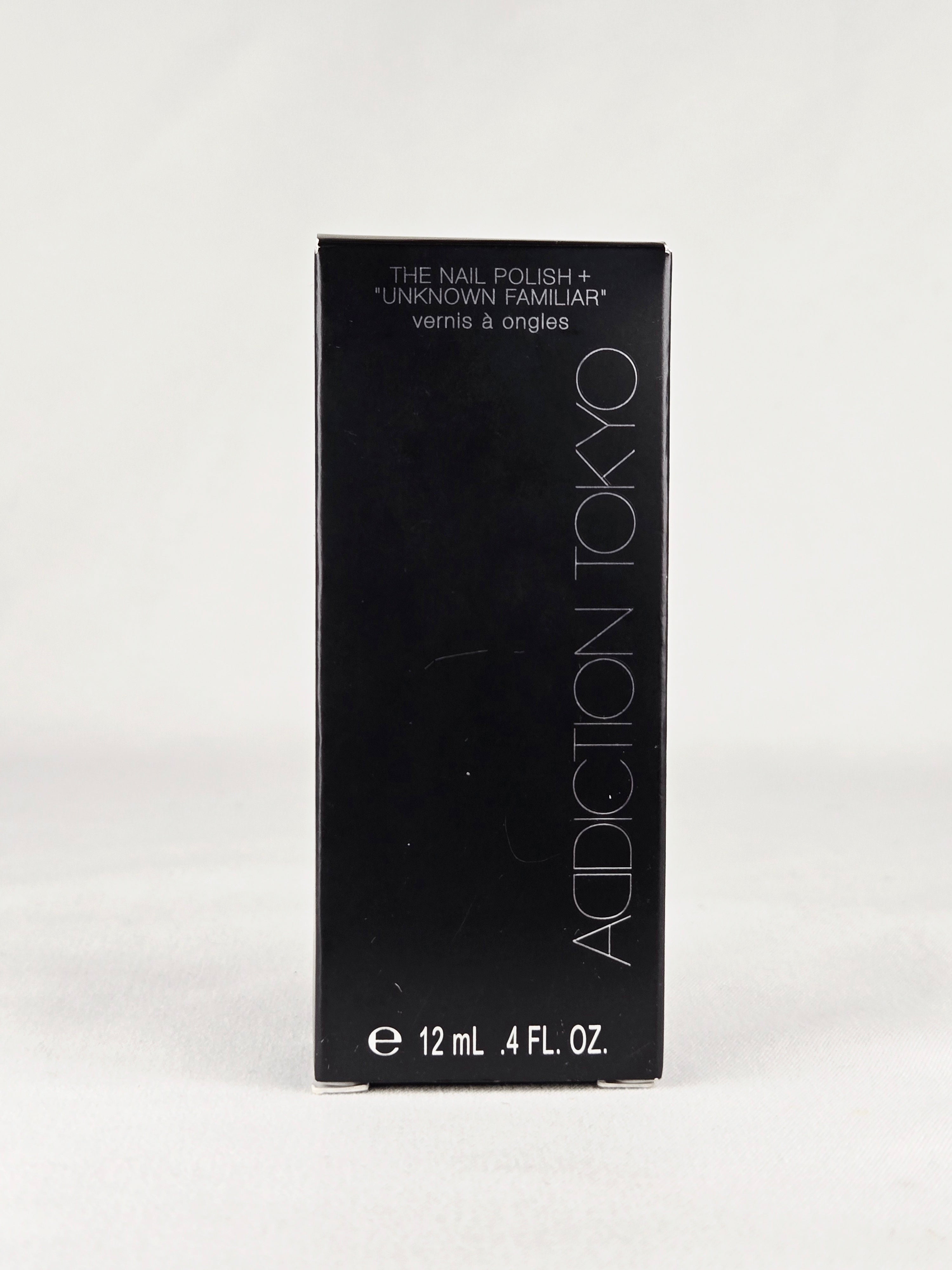 Addiction Tokyo “Unknown Familiar” Gold Shimmer Nail Polish — Rare Discontinued Shade