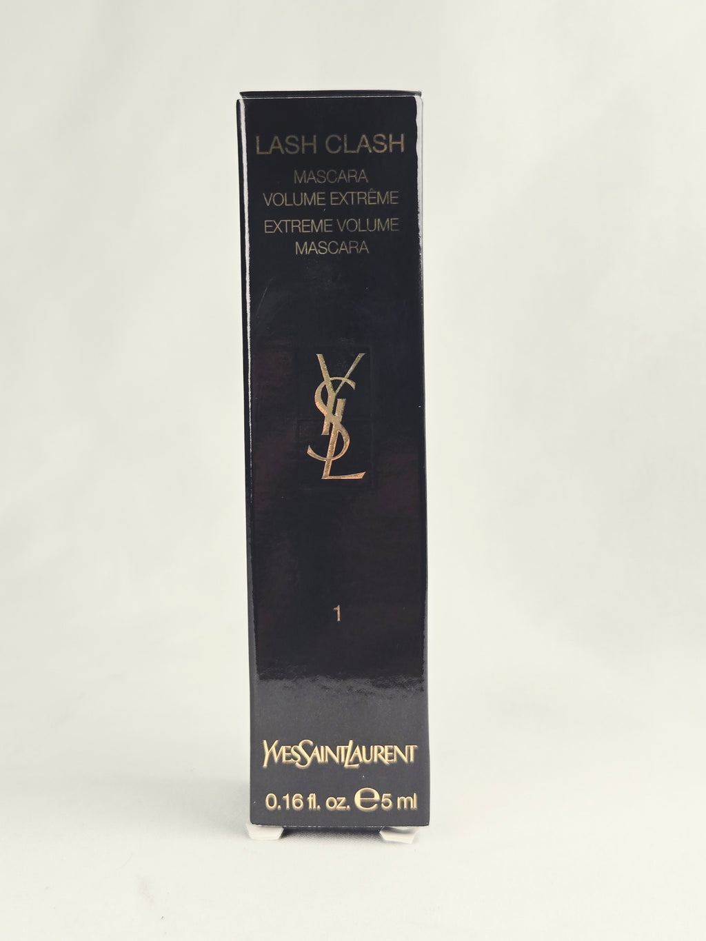 Yves Saint Laurent Lash Clash Mascara Noir Black 1 Extreme Volume 0.16 oz / 5 ml