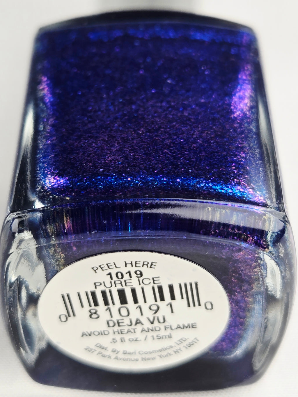 Pure Ice Nail Polish “Deja Vu” Indigo Purple Blue Duochrome Shimmer Nail Lacquer