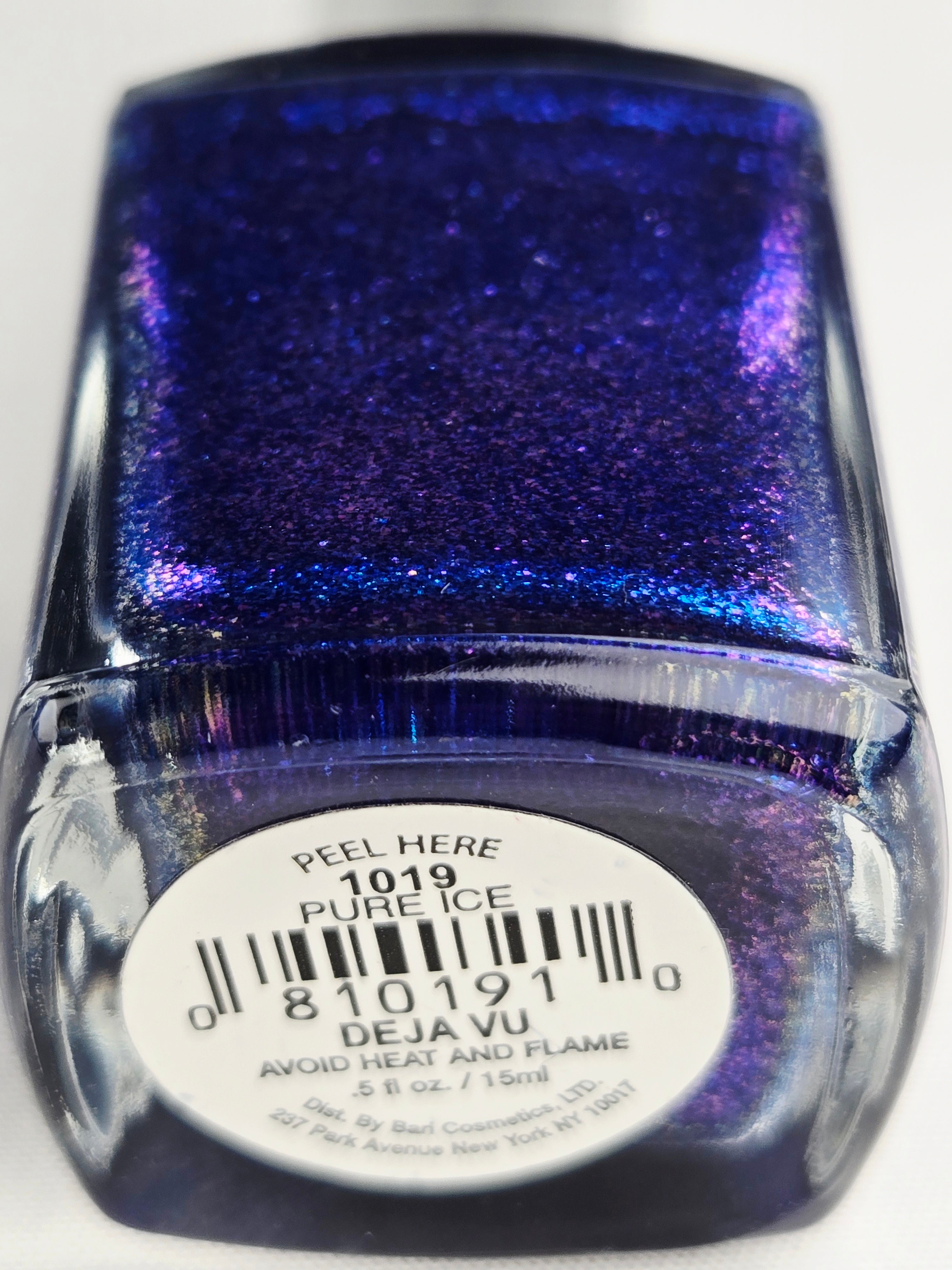 Pure Ice Nail Polish “Deja Vu” Indigo Purple Blue Duochrome Shimmer Nail Lacquer