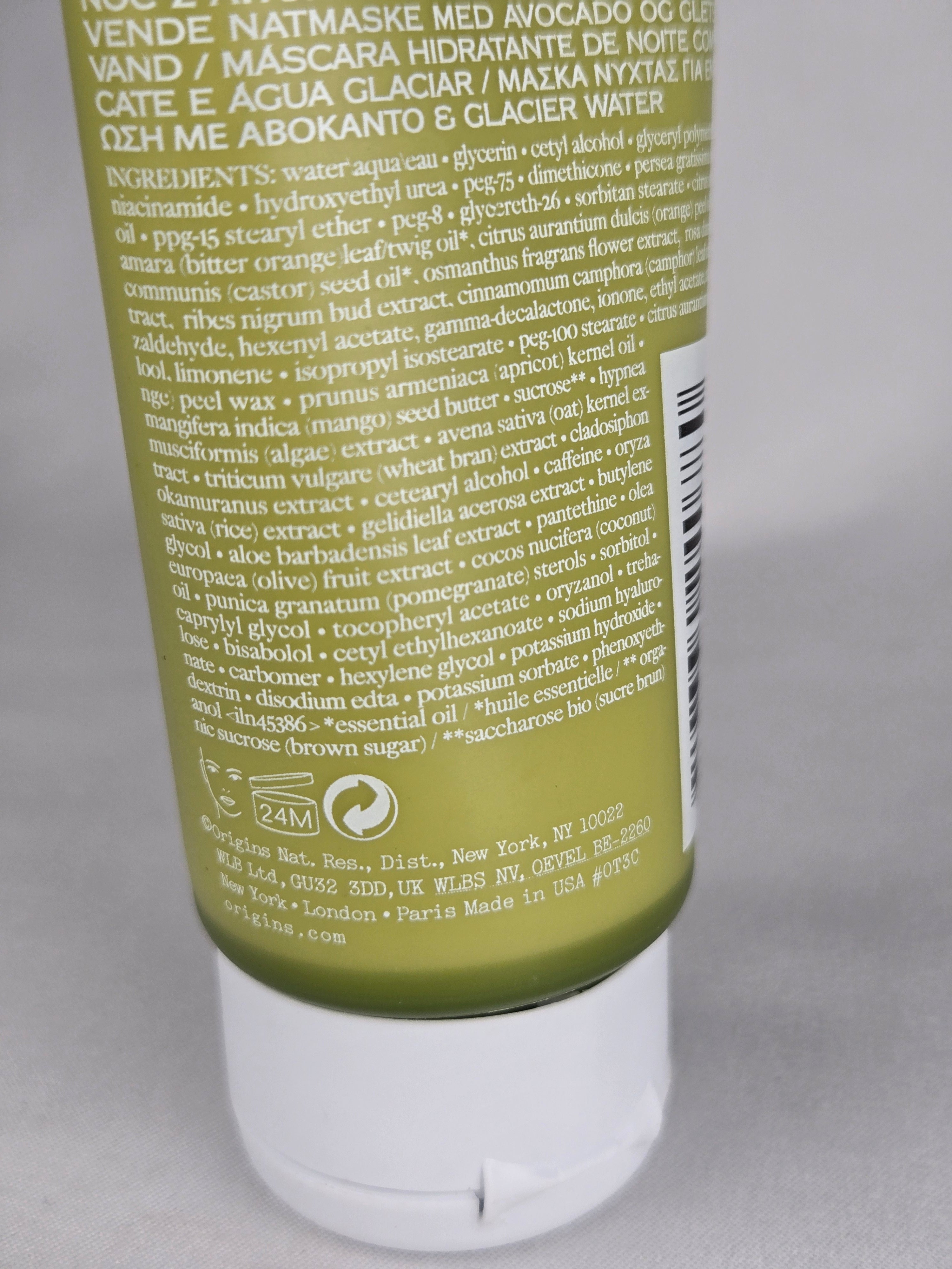 Origins Drink Up™ Intensive Overnight Hydrating Mask with Avocado & Glacier Water 2.5 fl oz