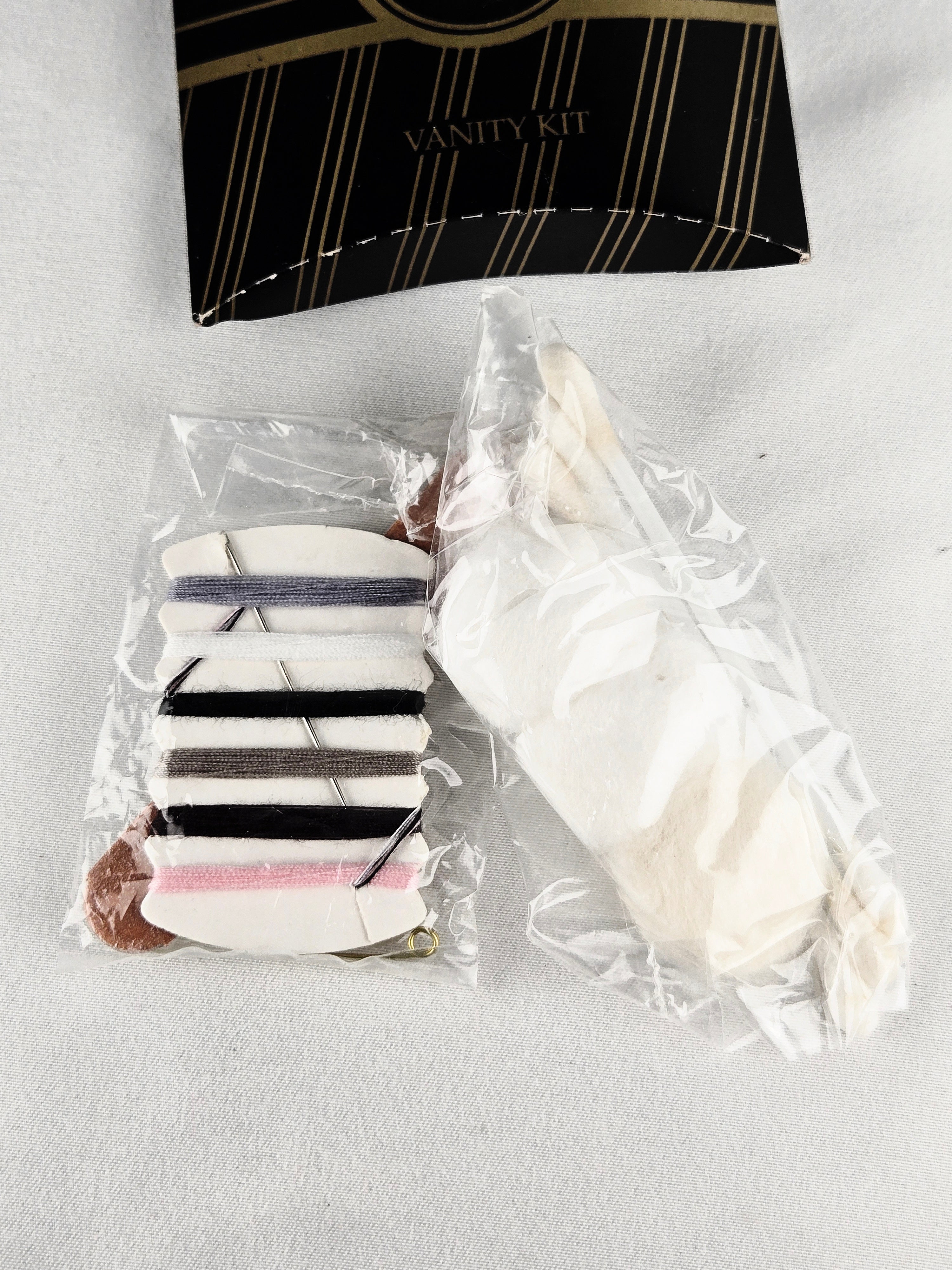 The Fairmont Vanity Kit Travel Sewing & Grooming Set Vintage Hotel Amenity Kit