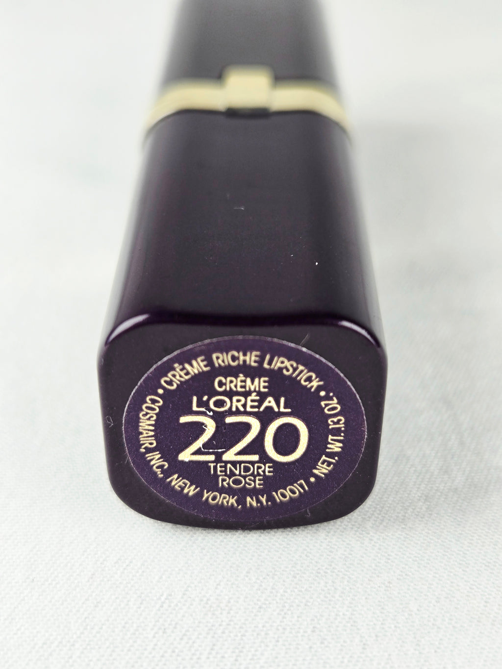 L’Oréal Vintage Crème Riche Lipstick No. 220 “Tendre Rose” | Classic Rose Pink | Discontinued