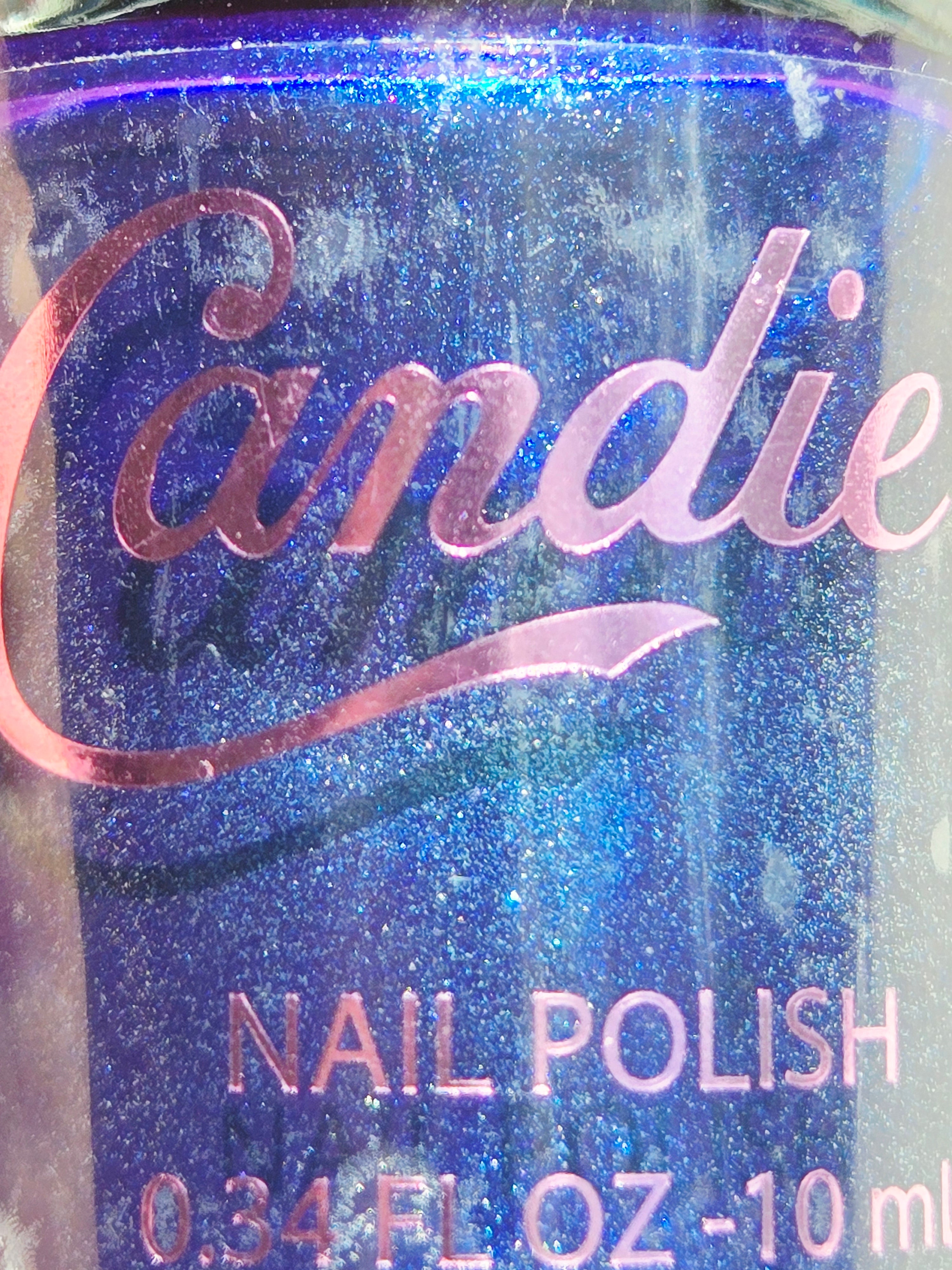 Candie’s Nail Polish “Royal Navy” 3143 – Deep Navy Blue Shimmer Nail Lacquer 0.34 oz