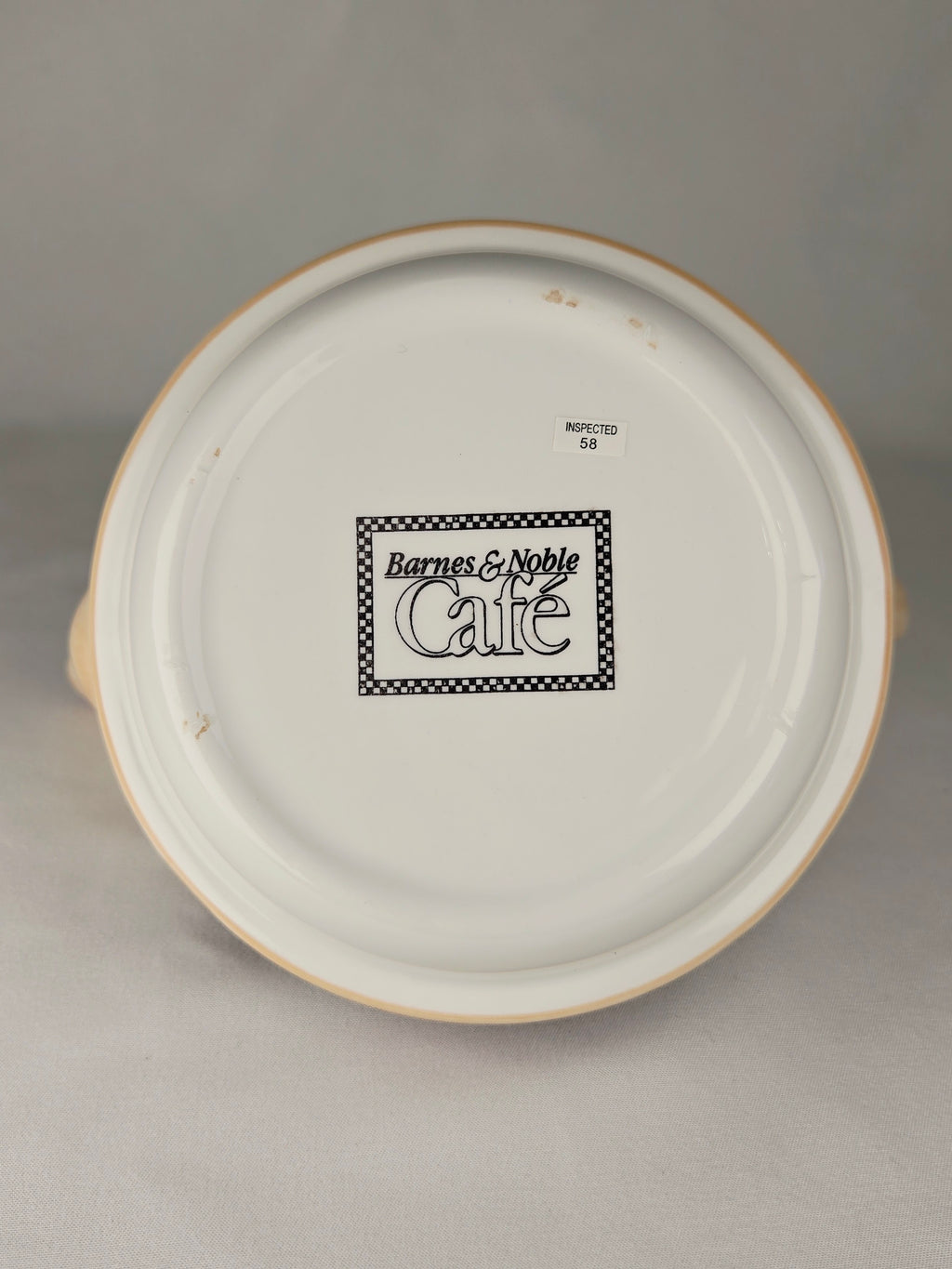 Barnes & Noble Café Floral Teapot & Matching Cup Set | Hand-Painted Stoneware |Cottage Café Style