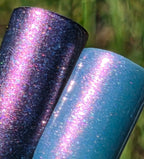 Sirius Scintillation – Handmade Indie Nail Polish | Blue-Violet Jelly | Red, Blue & White Microflakes | Buildable Celestial Shimmer | Liquid Krystal Co.