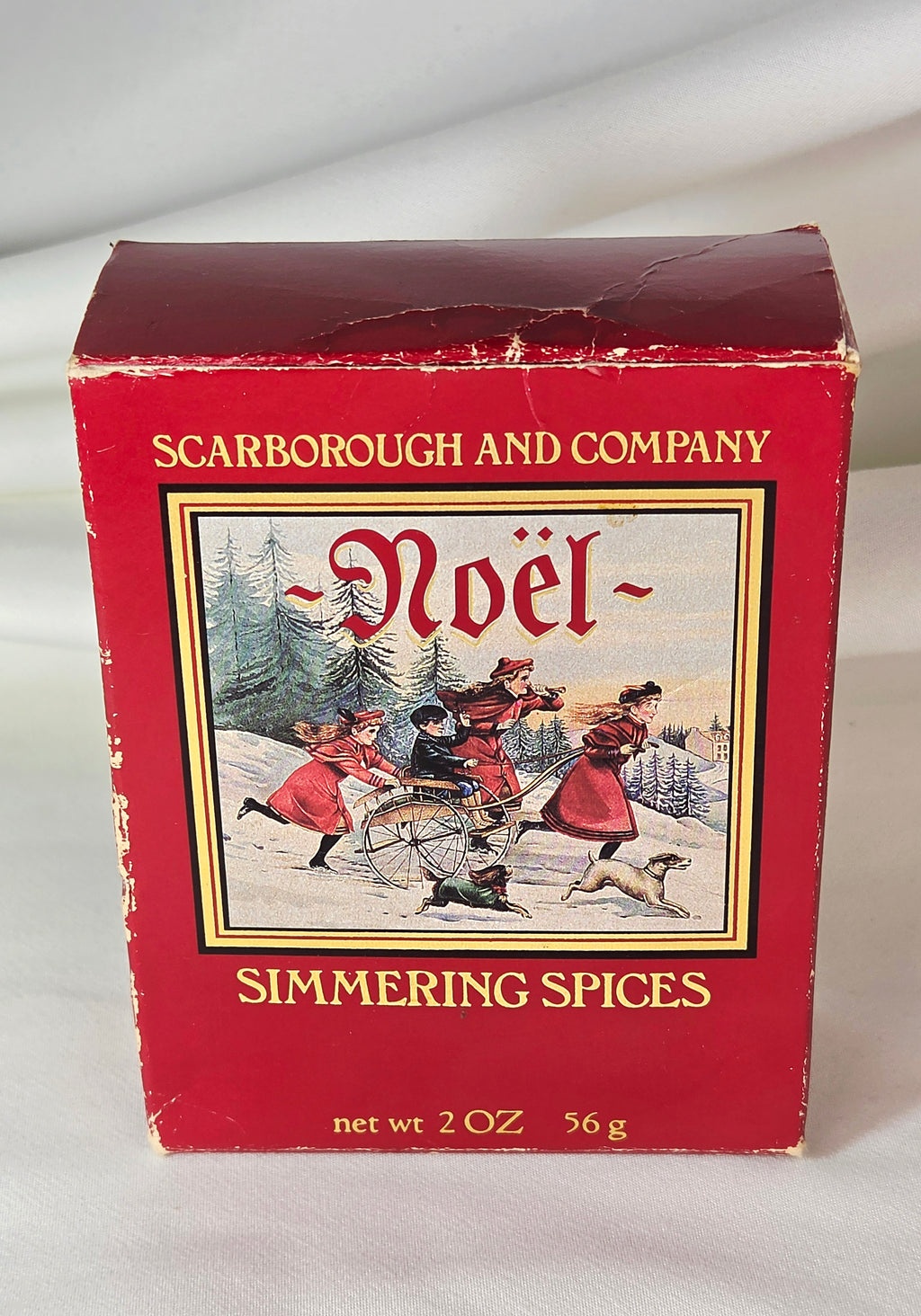 Vintage 1986 Scarborough & Company Noël Simmering Spices 2 oz Holiday Home Fragrance