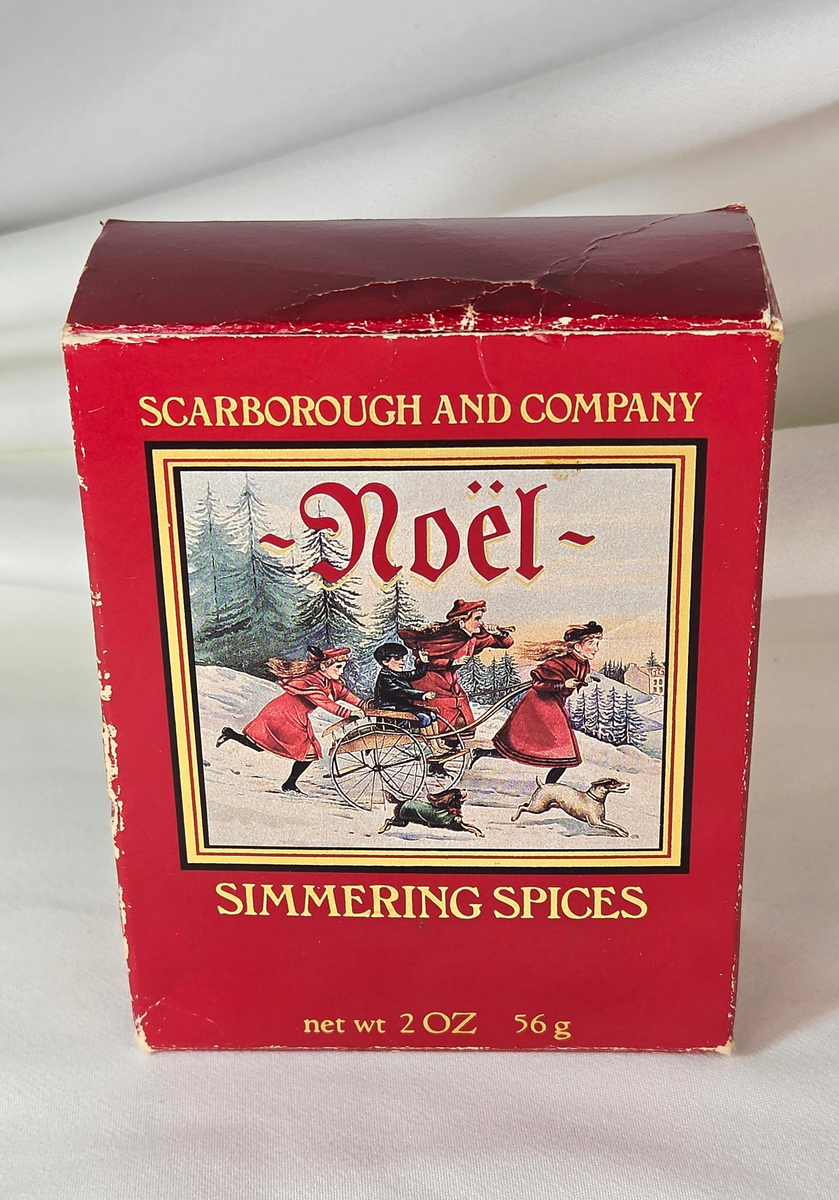 Vintage 1986 Scarborough & Company Noël Simmering Spices 2 oz Holiday Home Fragrance
