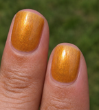 Liquescent Divinity - Sheer Antique Gold Shimmer Nail Polish - Liquid Krystal Co.  Handmade Indie Lacquer