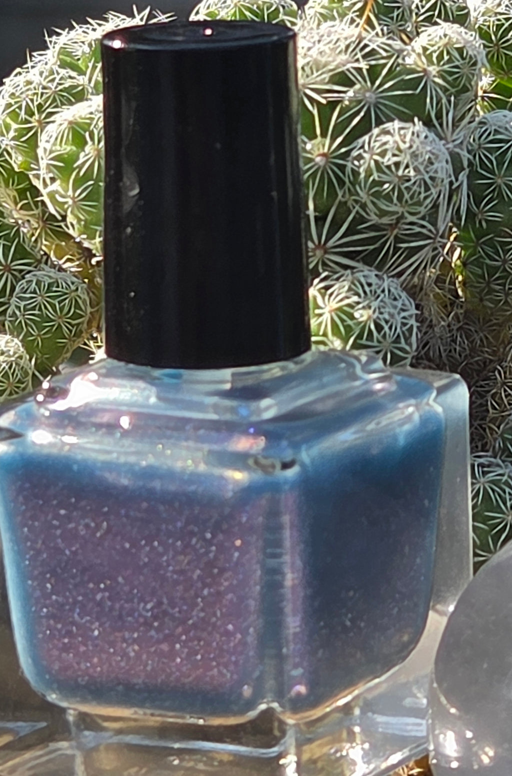 Sirius Scintillation – Handmade Indie Nail Polish | Blue-Violet Jelly | Red, Blue & White Microflakes | Buildable Celestial Shimmer | Liquid Krystal Co. Prototype