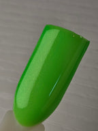 Ectophoria- Neon Radioactive Green Gold Shimmer Glow In The Dark Blacklight Reactive Indie Lacquer Handmade Indie Nail Polish
