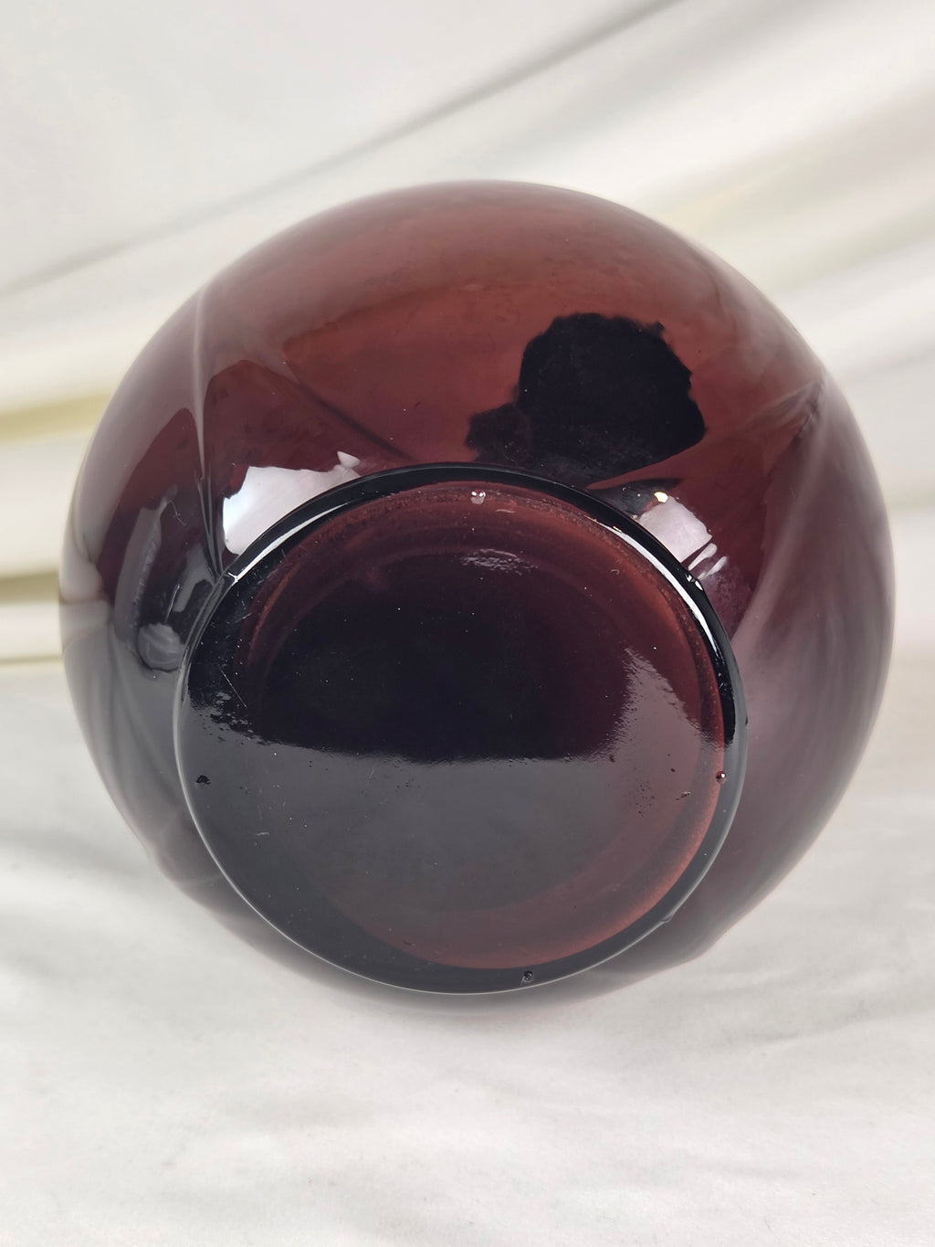 Vintage Cambridge Glass Amethyst Decanter for Farber Bros Krome-Kraft Art Deco Service