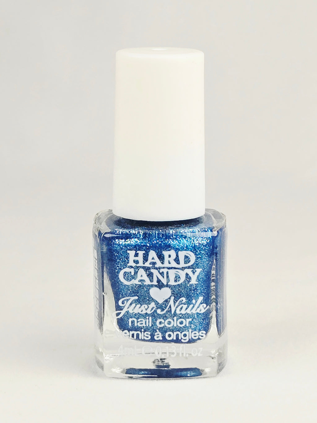 Hard Candy Just Nails Blue Glitter Nail Polish Mini – Vintage Y2K Sapphire Shimmer