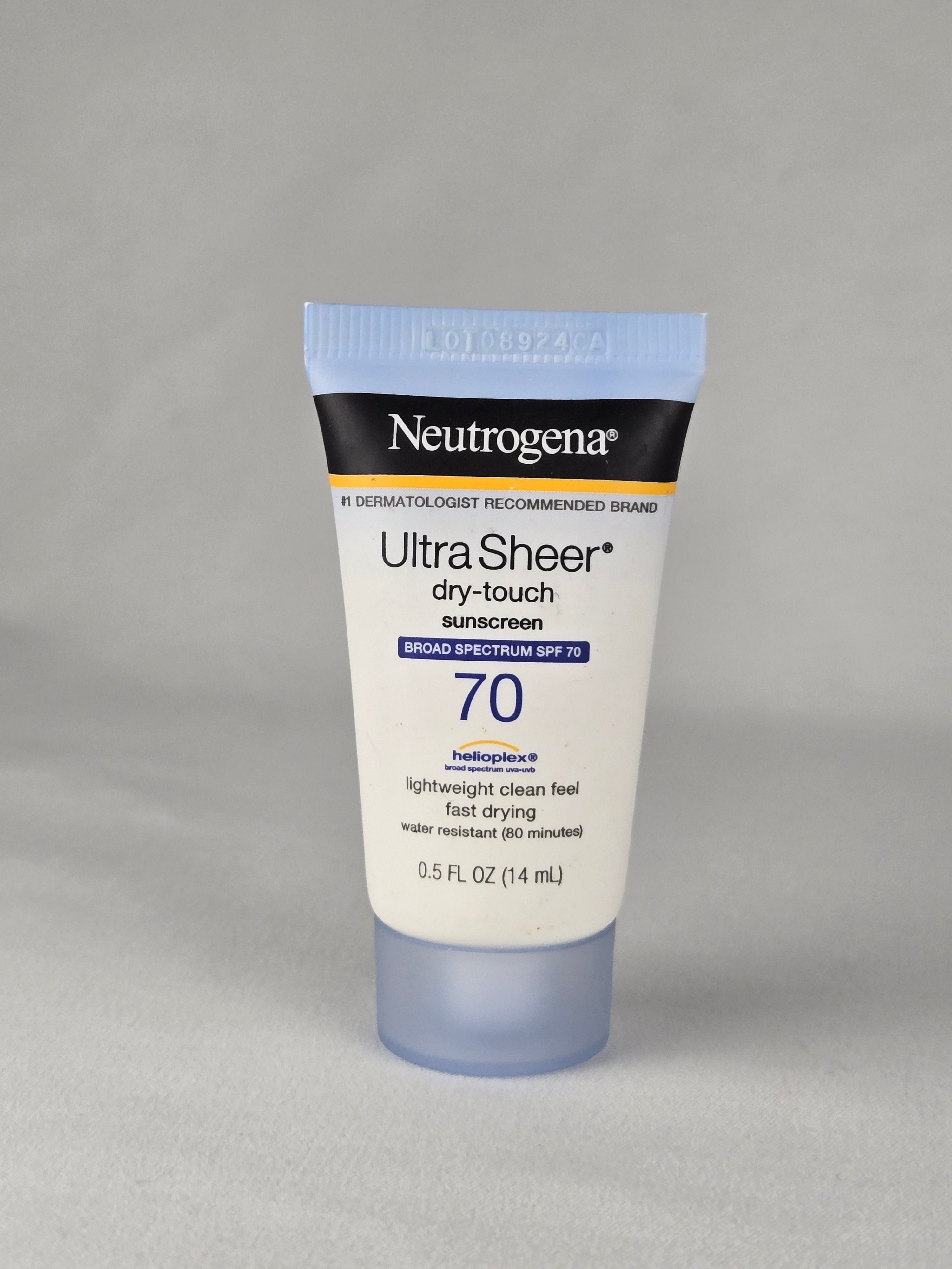 🎁 Present Pile Add-On | $25+ Order           Neutrogena Ultra Sheer Dry-Touch Sunscreen SPF 70 – Travel Size 0.5 oz