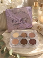 Wingme Mini Muse Eyeshadow Palette Neutral Rose Gold Shimmer Vegan Makeup