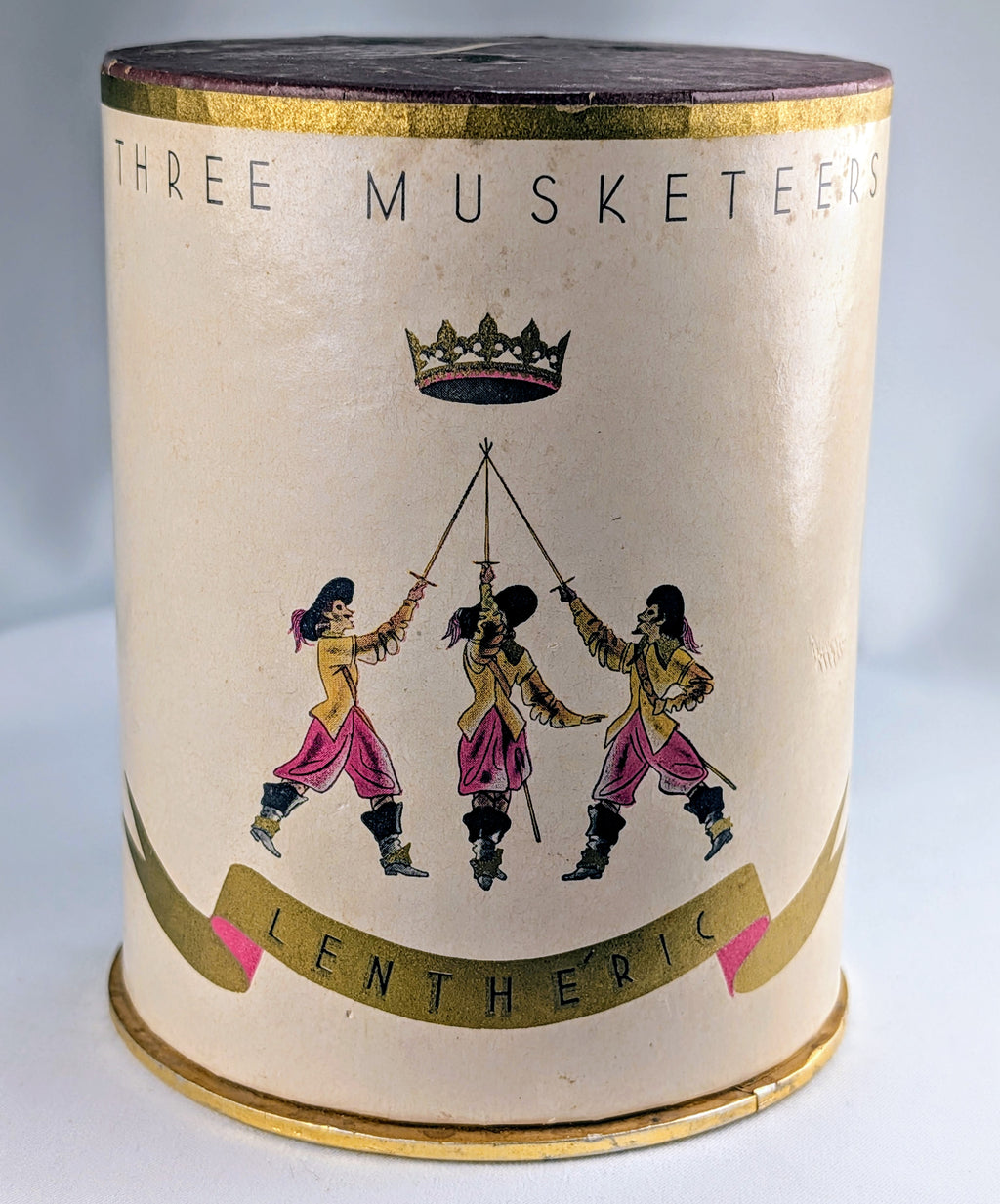 Vintage Lentheric “Three Musketeers” Men’s Grooming Set w/ Original Presentation Box – After Shave, Cologne & Powder Collection