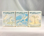 Vintage Crabtree & Evelyn Sea Shell Soap Collection | Jojoba Oil Guest Soaps & Bath Bars | 5 Piece Coastal Bath Set 1978