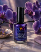 NYC New York Color 133A Purple Pizzazz Frost Nail Polish Vintage Shimmer Collectible