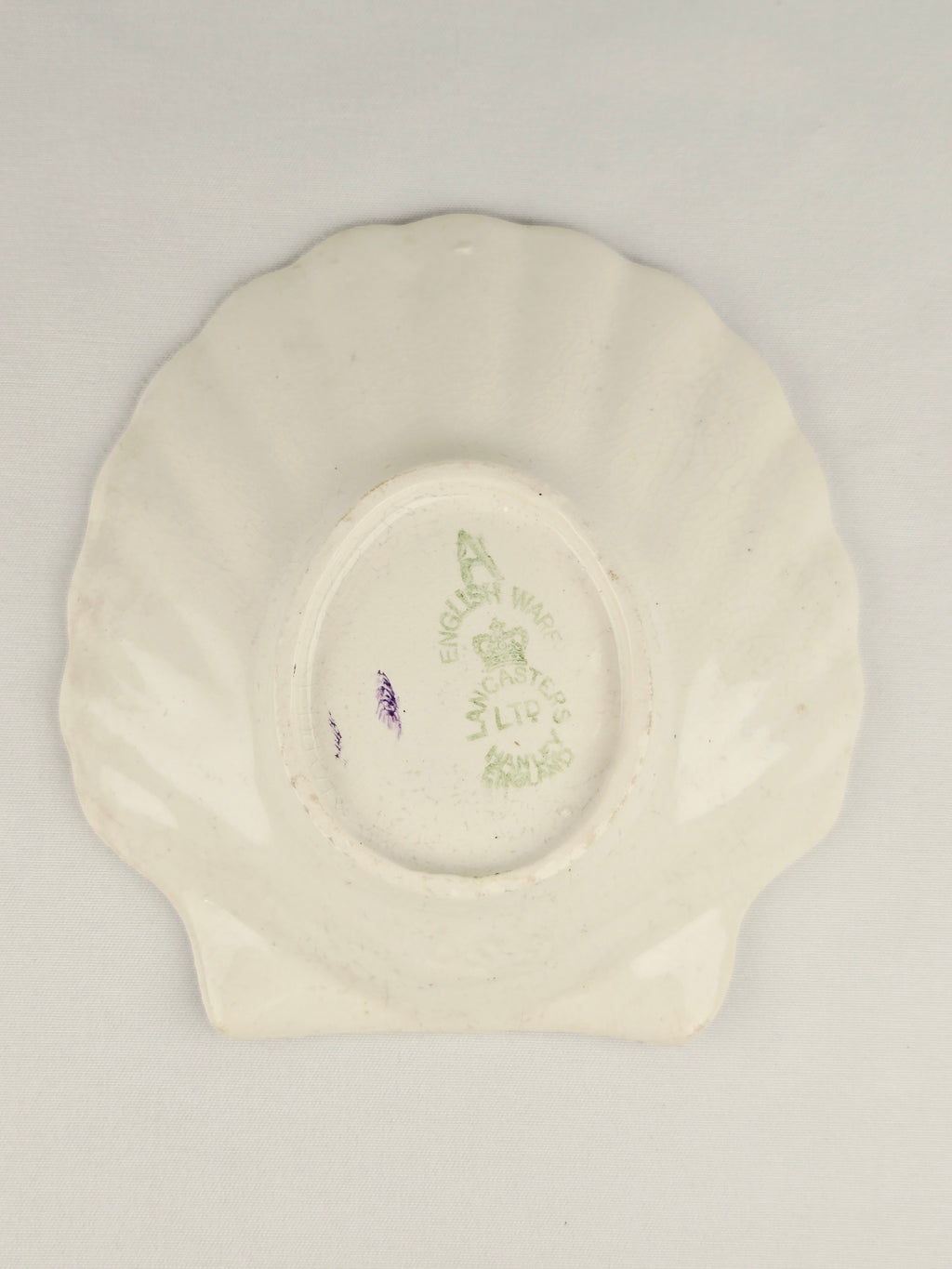 Lancaster & Sandland England Vintage Lusterware Dish – Dickens “Micawber Introduces David to London” Purple Collector Piece