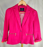 Zara TRF Collection Hot Pink Fuchsia Blazer — Size Medium