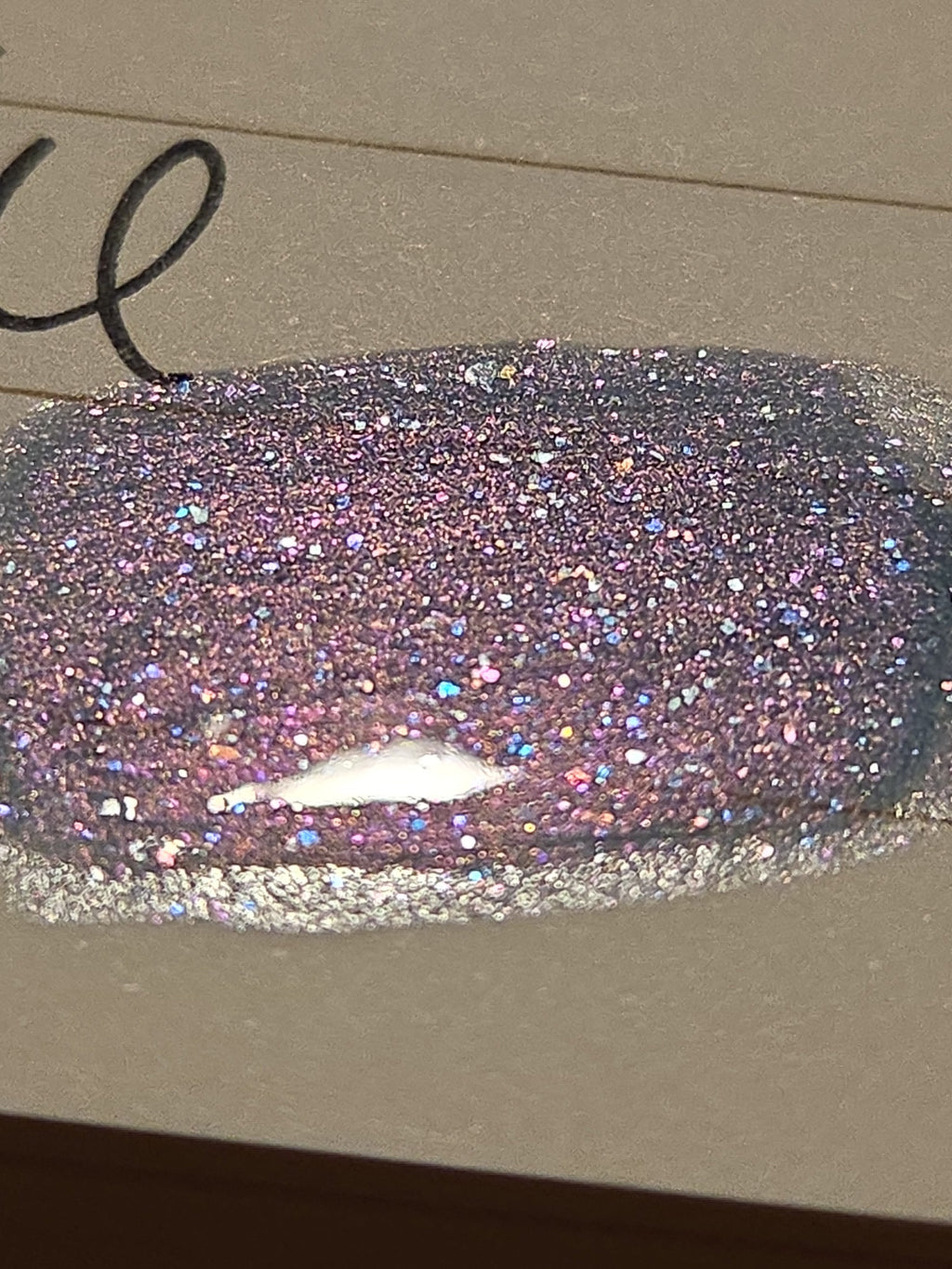 Sirius Scintillation – Handmade Indie Nail Polish | Blue-Violet Jelly | Red, Blue & White Microflakes | Buildable Celestial Shimmer | Liquid Krystal Co. Prototype