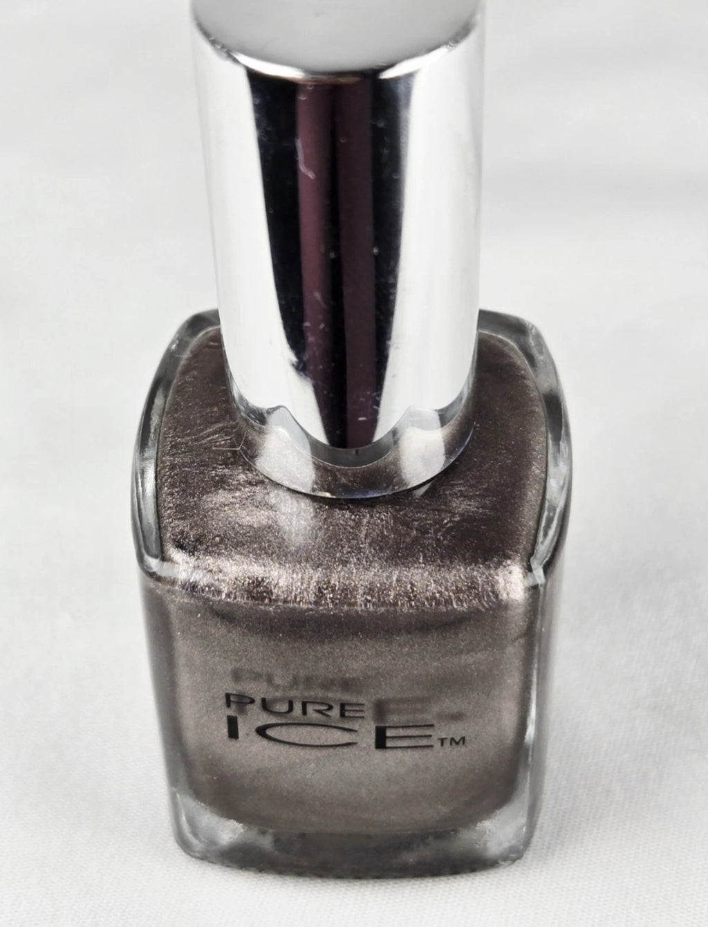 Pure Ice Risk Taker 305CP Taupe Silver Shimmer Nail Polish Discontinued