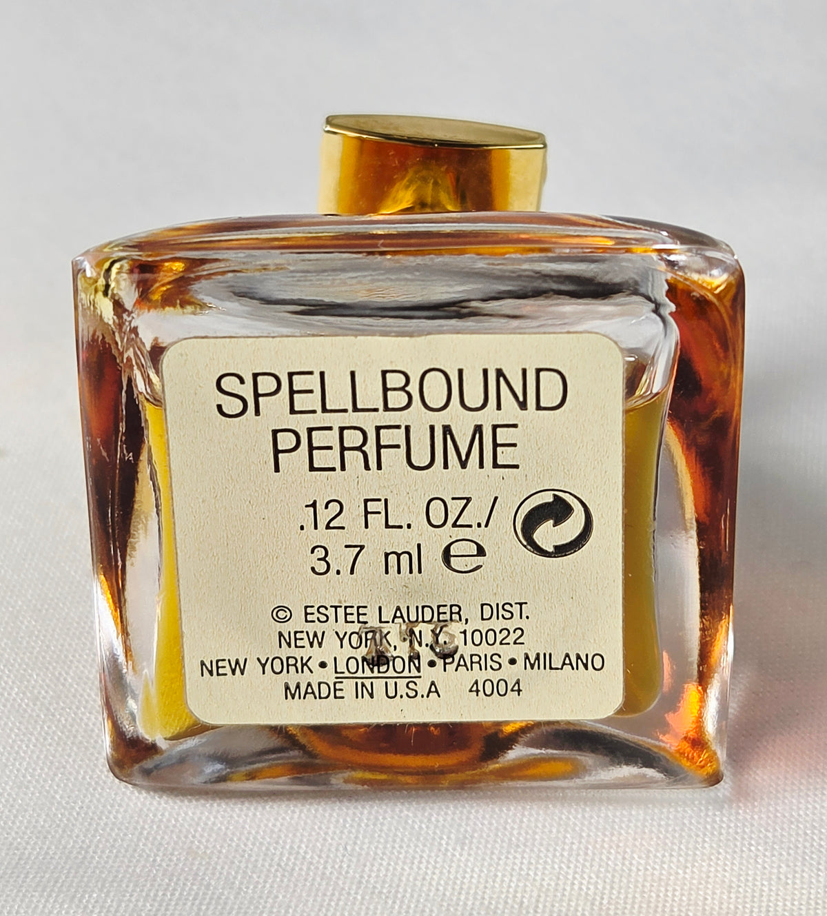 Vintage Estée Lauder Spellbound Perfume Mini 0.12 oz 3.7 mL Pure Parfum Fragrance