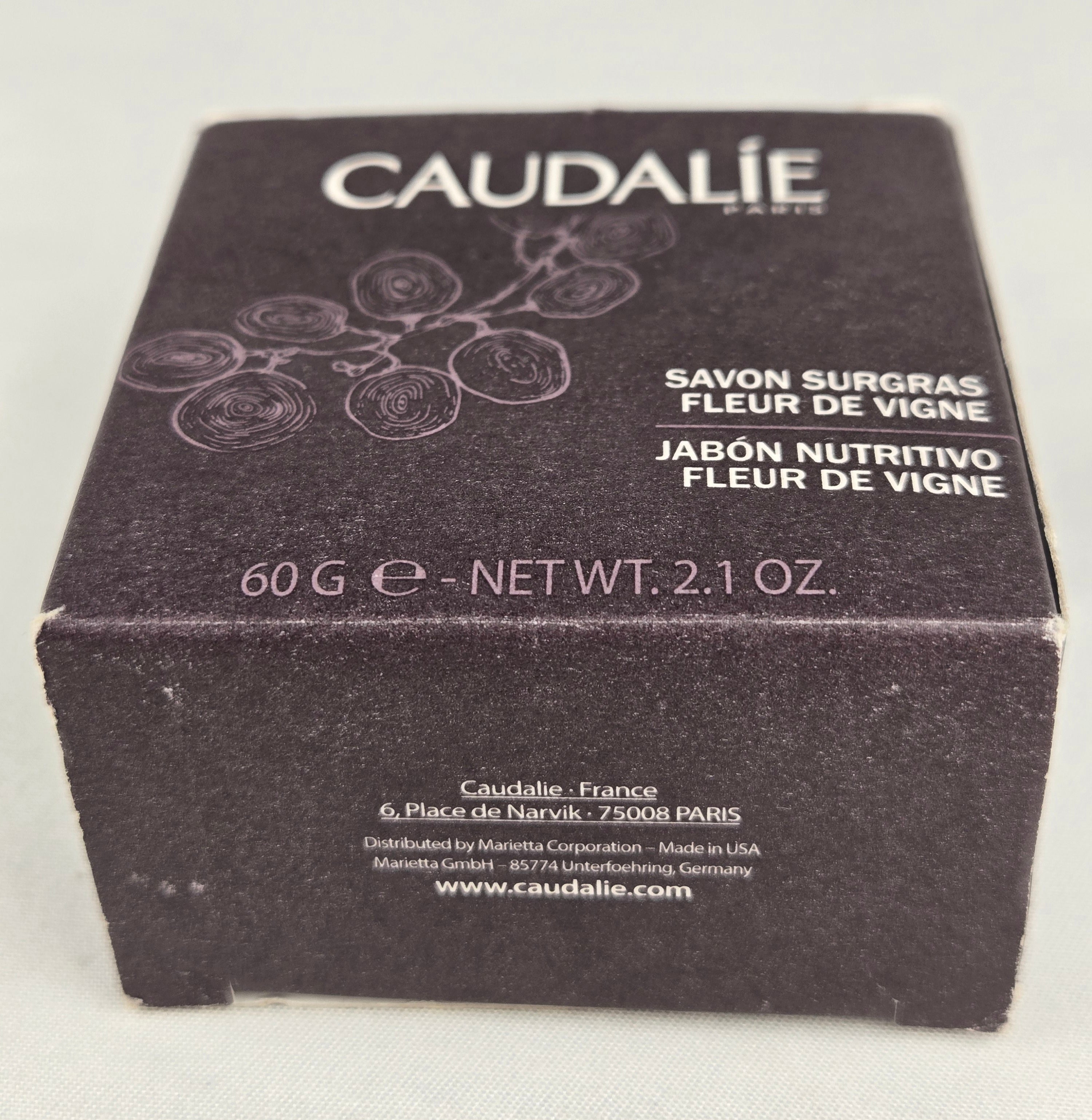 Caudalie Fleur de Vigne French-Milled Soap 60g | Luxury Caudalie Paris Vineyard Scent Bath Soap