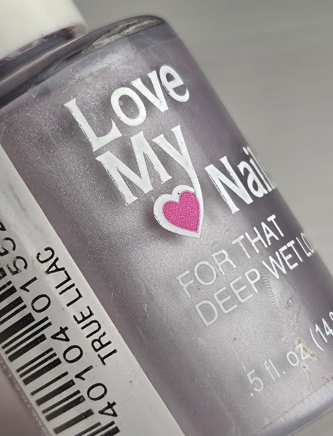 Vintage Love My Nails Nail Polish Lot of 5 Diva Frosted Raisin True Lilac Rose Garden