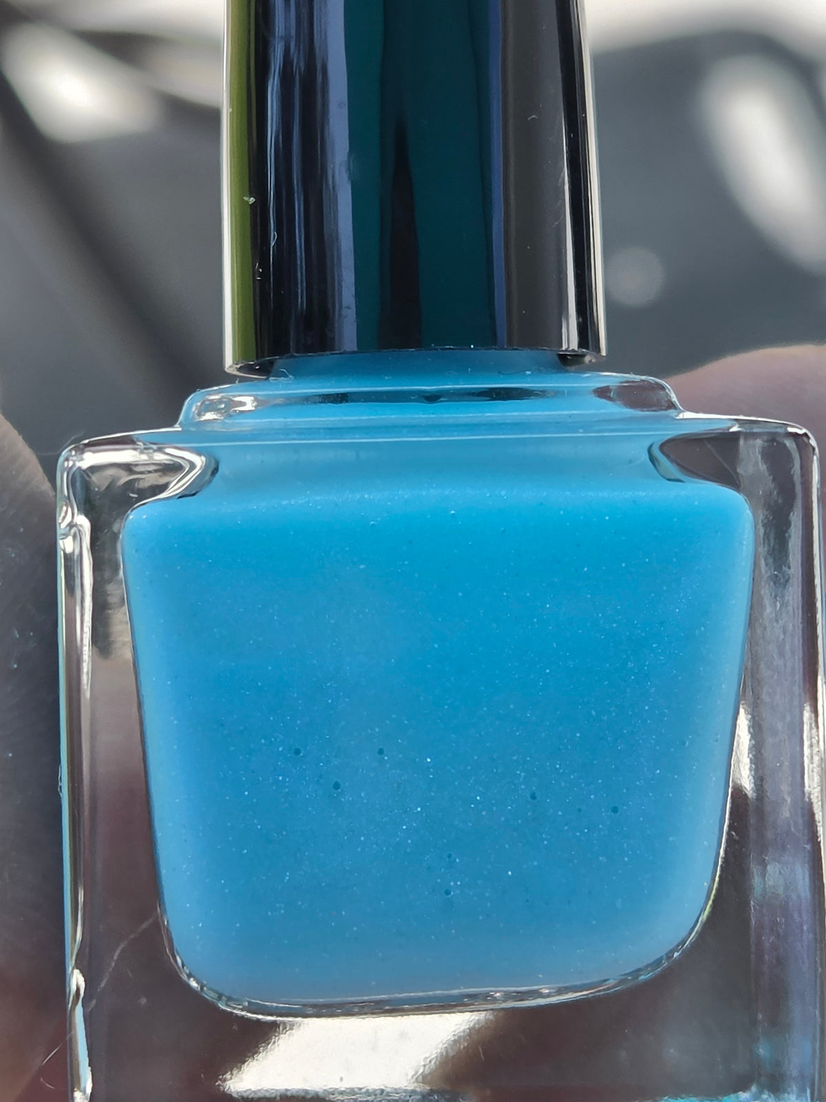 Frostwater - Blue Holographic Nail Polish – Handmade Indie Lacquer by Liquid Krystal Co.