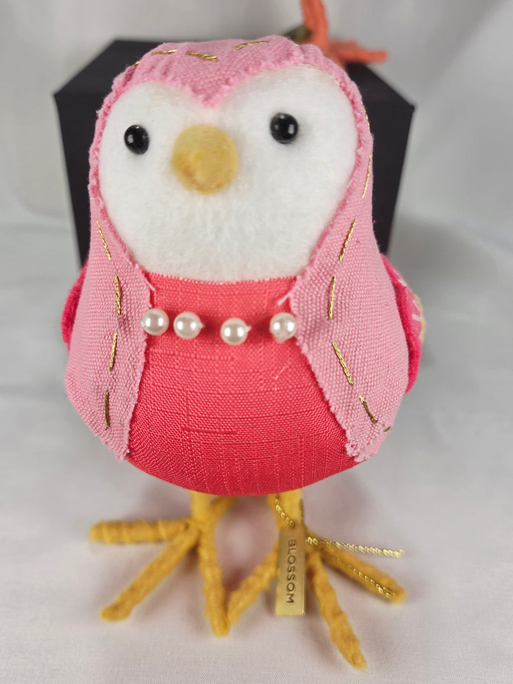 Spritz Birds Set of 5 Beezy Saffron Wheatly Blossom Coopster Plush Decor Collection