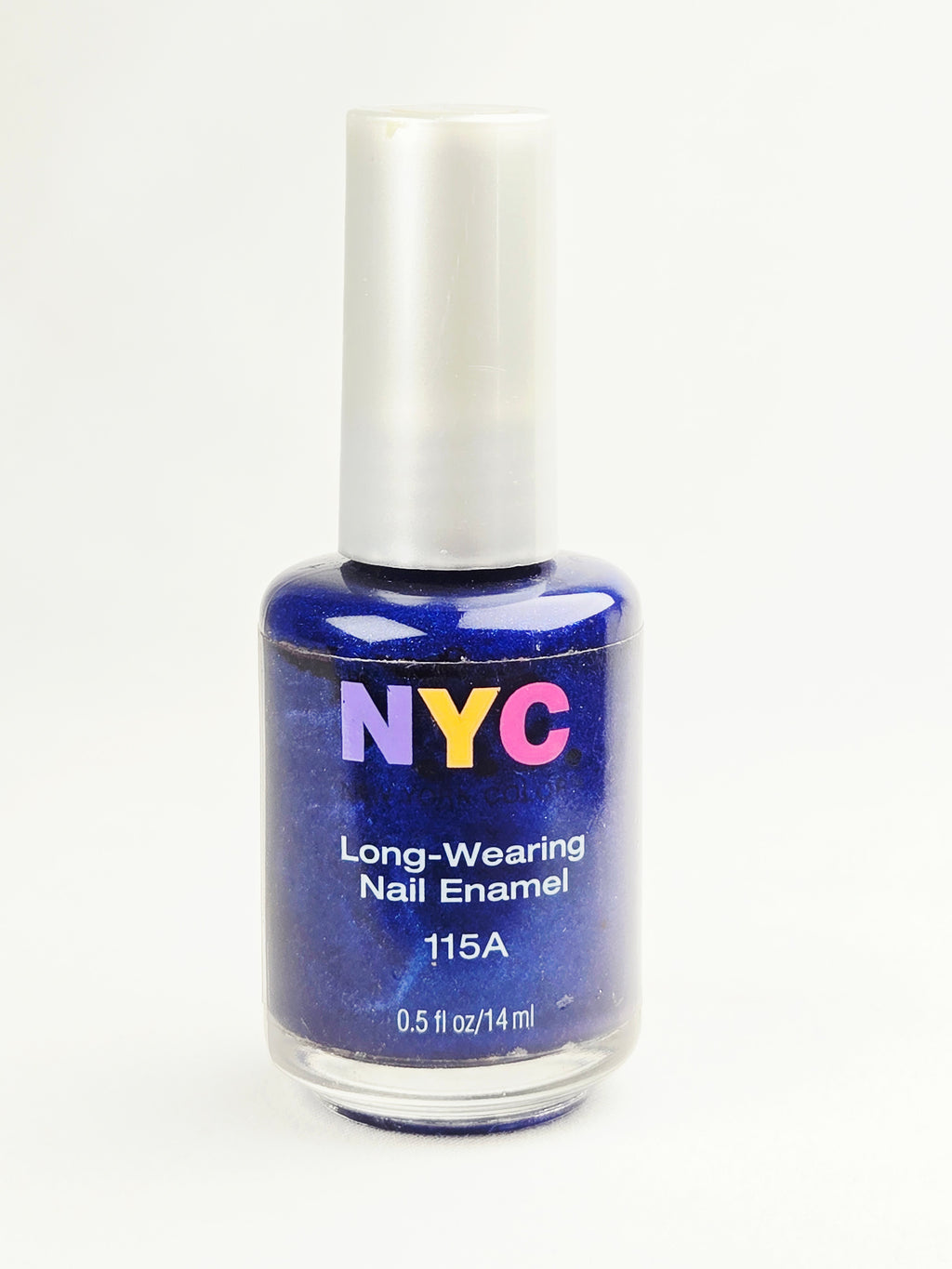 NYC Skin Tight Denim Crème Long Wear Nail Polish 115A – Discontinued Indigo Blue