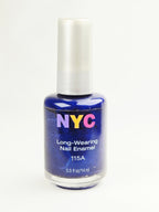 NYC Skin Tight Denim Crème Long Wear Nail Polish 115A – Discontinued Indigo Blue