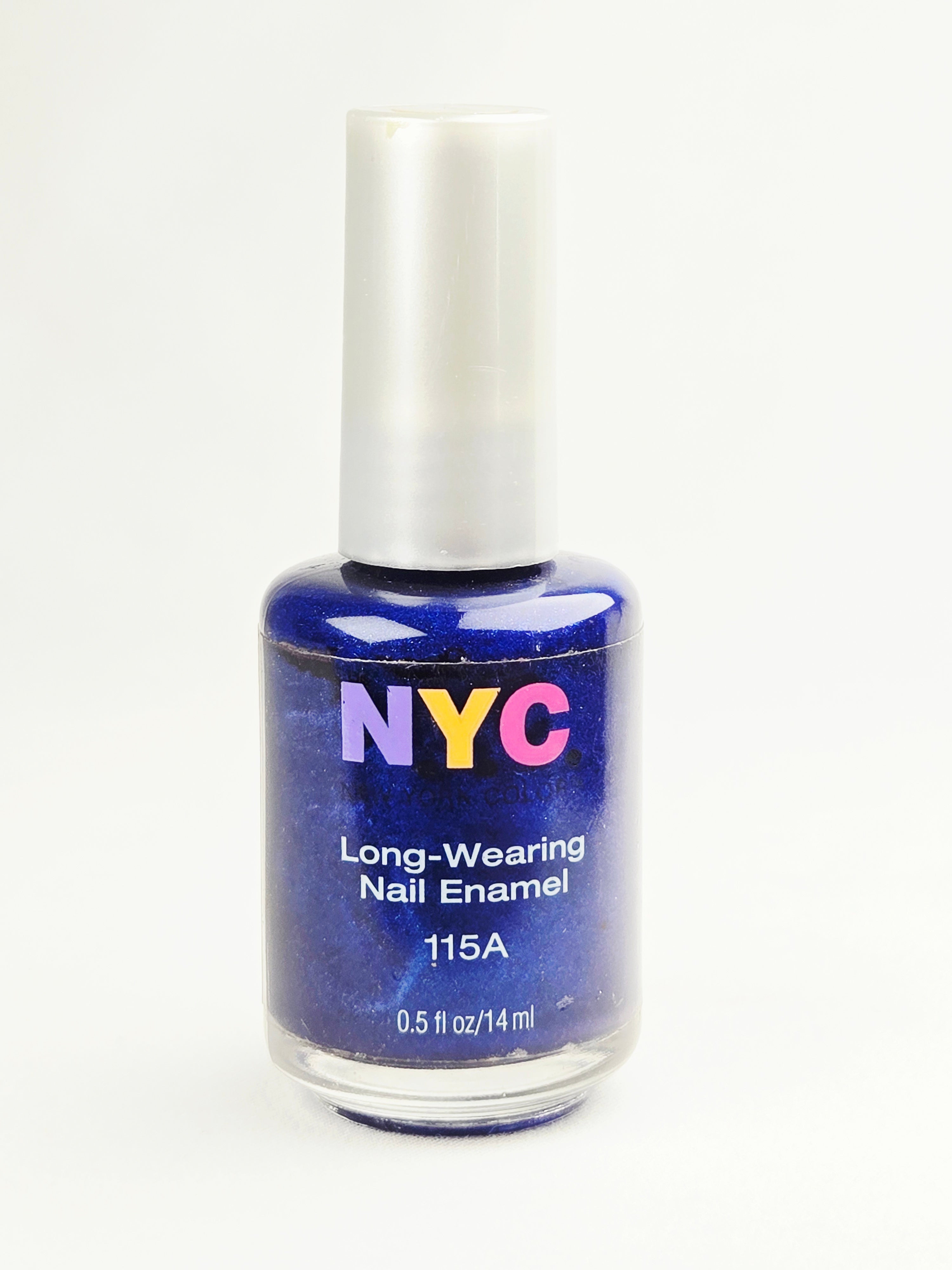 NYC Skin Tight Denim Crème Long Wear Nail Polish 115A – Discontinued Indigo Blue