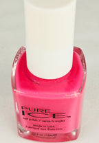 Pure Ice “After Hours” Bright Pink w/ Gold Flake Nail Polish - Y2K - Discontinued