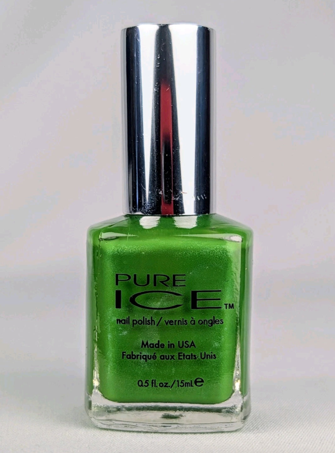 Pure Ice Free Spirit 303CP Green Pearl Shimmer Nail Polish Discontinued