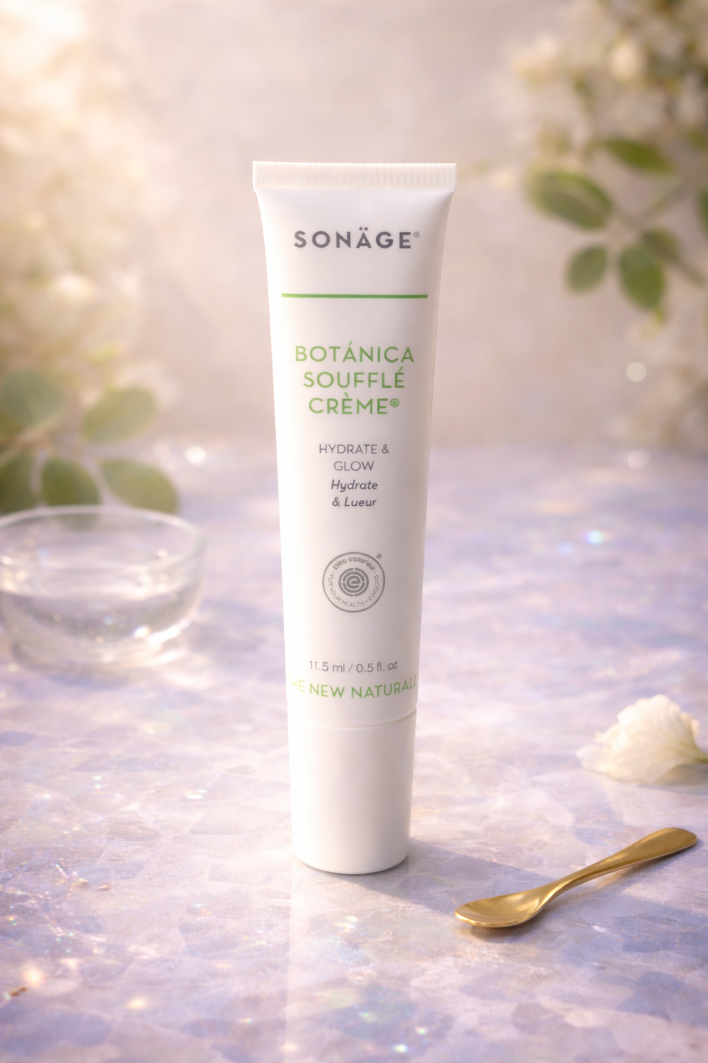 Sonäge Botánica Soufflé Crème Hydrate & Glow Moisturizer 15ml Botanical Face Cream