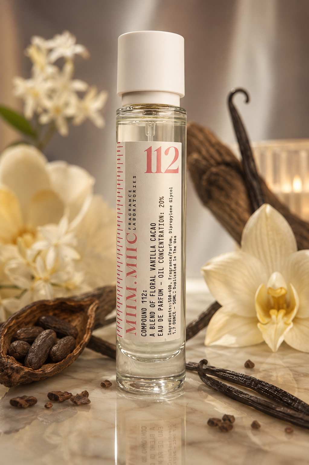 Miim.Miic Compound 112 Floral Vanilla Cacao Eau De Parfum 1.7 oz Fragrance New & Unused