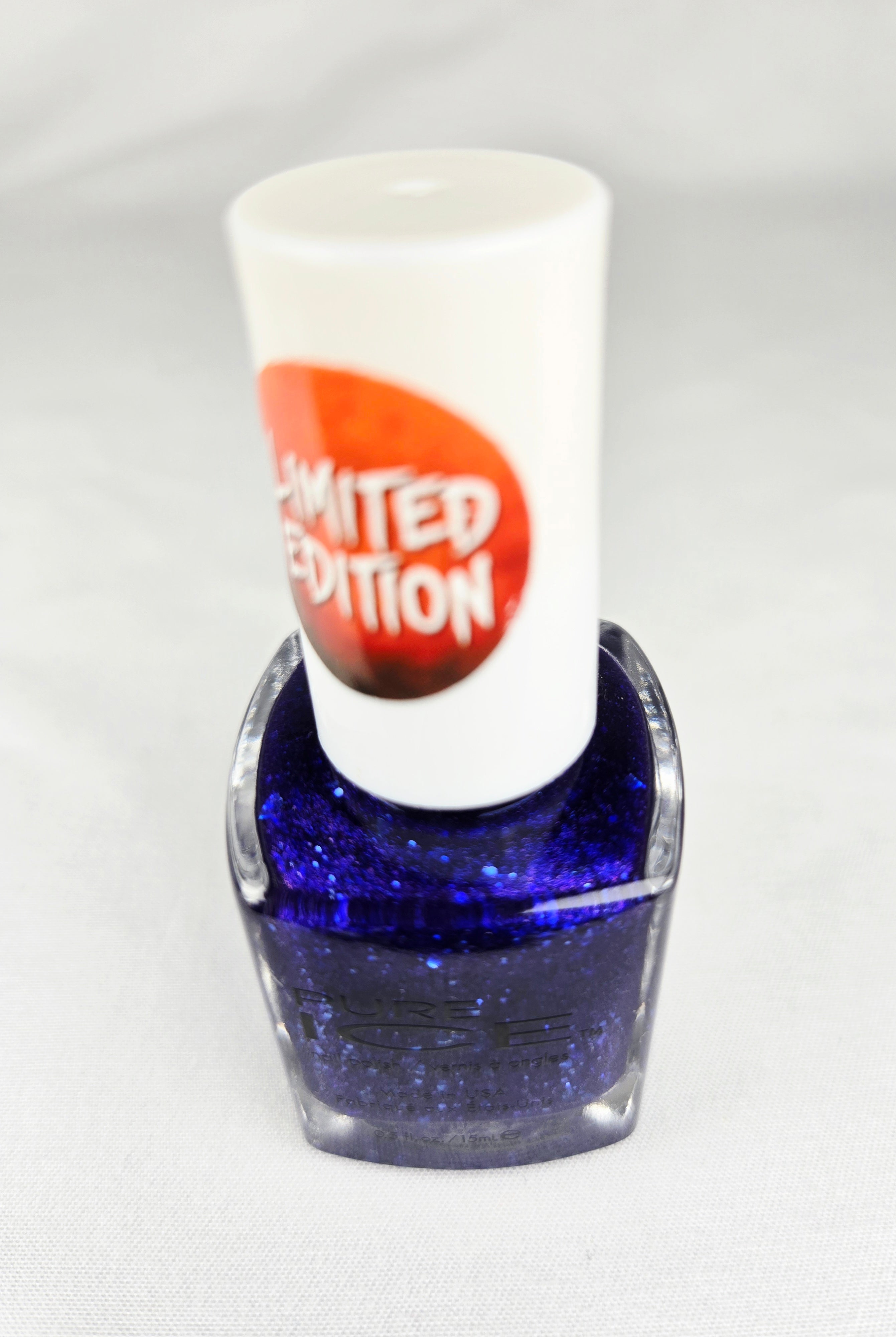 Pure Ice Limited Edition Nail Polish “I Want You to Haunt Me” | Violet-Blue Shimmer with Glitter-Spooky Season