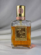 Vintage Evyan White Shoulders Cologne 2.5 oz Gold Plaque Bottle