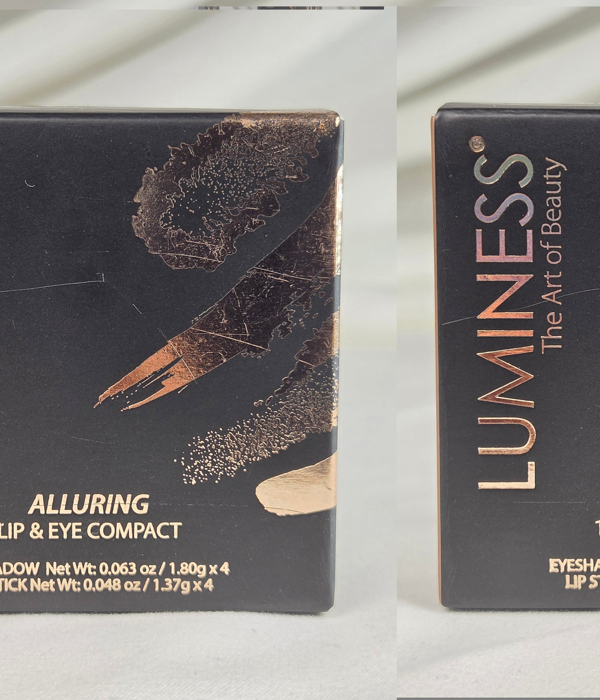 Luminess Alluring Lip & Eye Compact – 4 Eyeshadows & 4 Lipsticks