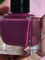 Ovid’s Mulberry – Handmade Indie Nail Lacquer | Deep Mulberry Purple with Electric Violet Shimmer | Liquid Krystal Co.