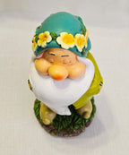 Disney Snow White & The Seven Dwarfs Sleepy Figurine 8" Resin Figure DFS Flower Crown
